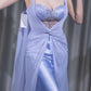 Purple Beaded Long Chiffon Prom Dress Evening Dress Party Dress nv5130