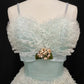 Blue Homecoming Dress Short Chiffon Prom Dress Birthday Dress nv4414