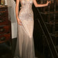 Silver Halter Deep V Sequin Mermaid Evening Gown - Custom Size/Color Formal Dress  NV6542
