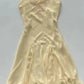 NiceVestidos--Short chiffon homecoming dress yellow exquisite floral beaded vest sleeveless dress vintage retro outfit girl dress NV5657