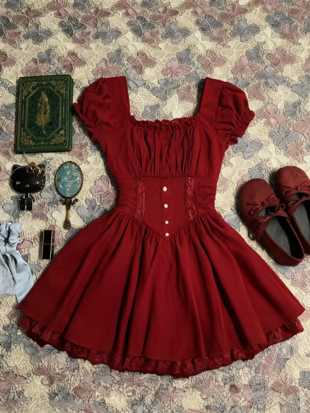 Short Satin Birthday Dress/Holiday Party Dress NV6376