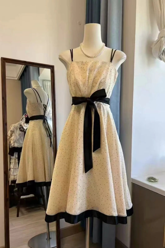 Short Satin Birthday Dress/Holiday Party Dress NV6374