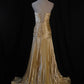 NiceVestidos--Fairy Like Glam Gold Pleated Criss Cross Prom Dress NV5786