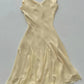 NiceVestidos--Short chiffon homecoming dress yellow exquisite floral beaded vest sleeveless dress vintage retro outfit girl dress NV5657
