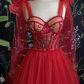 Gorgeous red Long evening dress Prom Dresses nv812