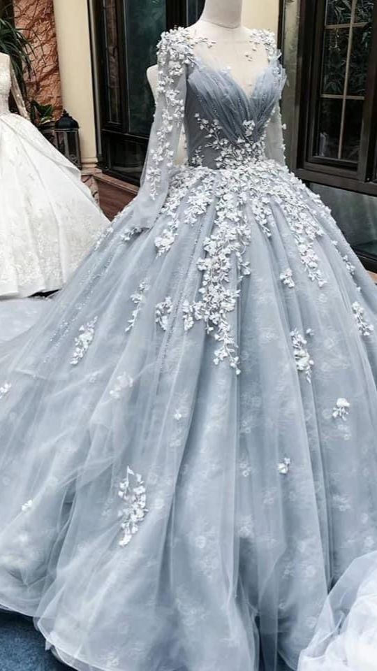 Most Stunning and Elegant Princess Ball Gown Designs Party Wear Gown Prom Dresses nv251